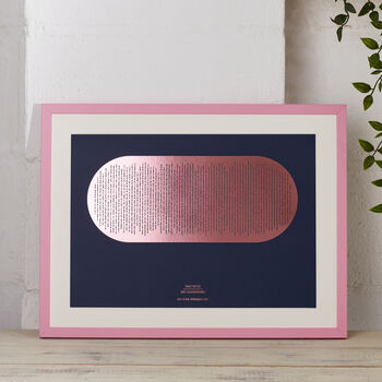 Personalised Song Lyric Morse Code Lines Music Print, 3 of 11