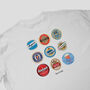 Man City Beer Mats Oversized T Shirt, thumbnail 3 of 10