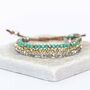 The Turquoise Crystal Bracelet, thumbnail 1 of 6