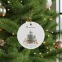 Personalised Baby's First Christmas Ceramic Ornament, thumbnail 6 of 6