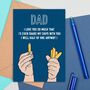 Large Size Chip Loving Dad/Daddy Card, thumbnail 2 of 4