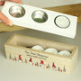 Personalised Gonk Christmas Triple Tea Light Box, thumbnail 2 of 3