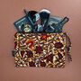 Large African Print Zip Pouch | Kwesi Print, thumbnail 1 of 6