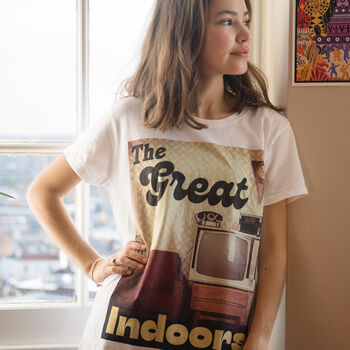 The Great Indoors Women's Slogan T Shirt, 4 of 5