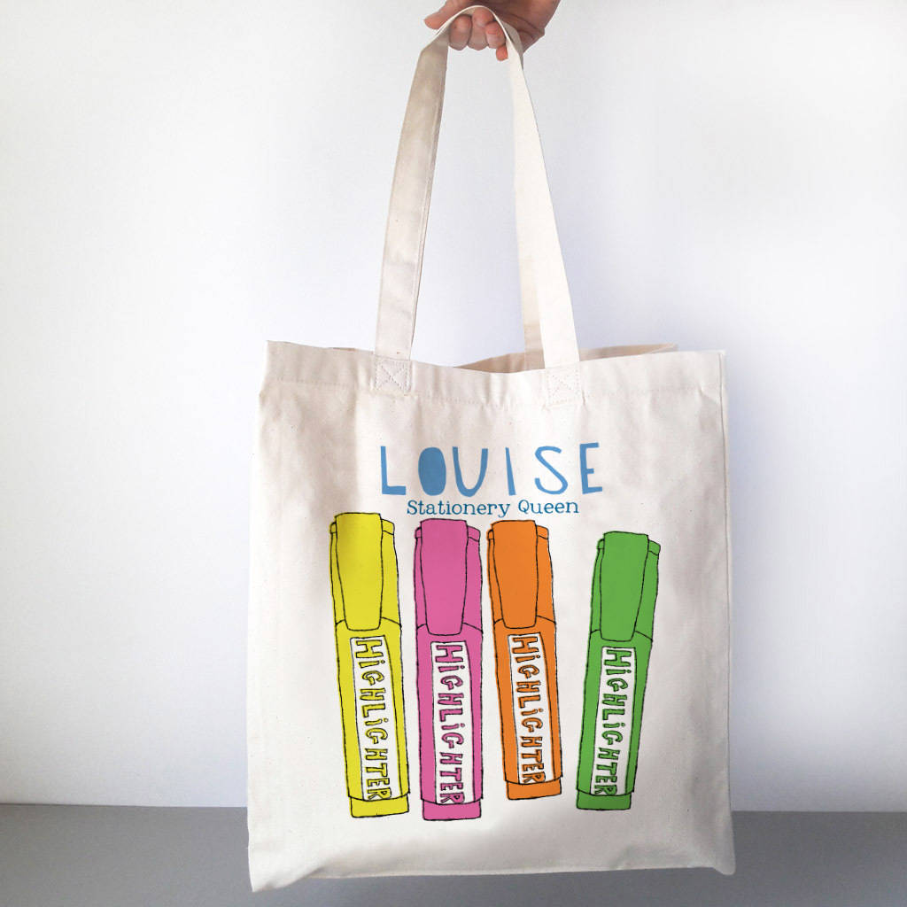 Personalised Stationery Queen Bag By Alice Palace