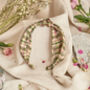 Silk Headband 'Botanical Tartan', thumbnail 1 of 7