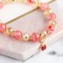 Women's Swarovski Crystal Birthstone Bracelet, thumbnail 1 of 7