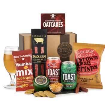 Beer And Cheese Gift Box Hamper, 3 of 4