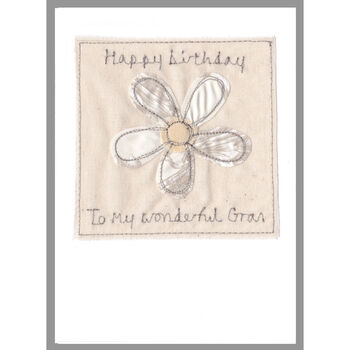 Personalised Flower 40th Birthday Card For Her, 10 of 12