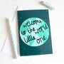 Welcome To The World New Baby Card, thumbnail 4 of 4