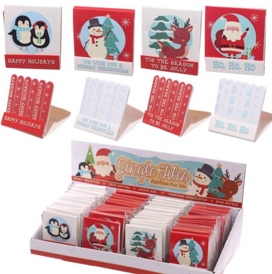 Christmas Mini Matchbook Nail Files By Oodles of Gifts ...