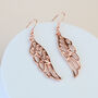 Angel Wing Dangle Earrings, thumbnail 3 of 3