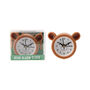Mini Bear Head Shaped Alarm Clock In Gift Box, thumbnail 1 of 2