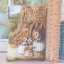 Lavender Sachet Gift Decoration With Vintage Style Bunny Print, thumbnail 4 of 5