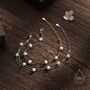 Genuine Pearl Bracelet In Sterling Silver, thumbnail 1 of 12