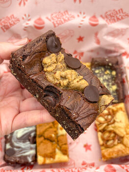 Festive Vegan Brownie And Blondie Box, 5 of 11
