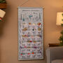 Personalised Hanging Advent Calendar Polar Bear Design, thumbnail 4 of 6