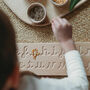 Wooden Double Sided Cursive Alphabet Tracing Board, thumbnail 1 of 6