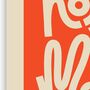 Holy Moly, Playful Typographic Print, thumbnail 5 of 5