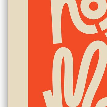 Holy Moly, Playful Typographic Print, 5 of 5