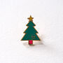 Christmas Tree Enamel Pin, thumbnail 2 of 12