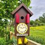 Personalised Cuckoo Clock Bird Box, thumbnail 1 of 10
