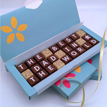 Personalised Fathers Day Chocolates For Dads, 9 of 12