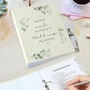 Personalised Botanical Wedding Planner Organiser, thumbnail 2 of 12