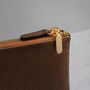Personalised Leather Clutch Bag Or Cosmetic Purse, thumbnail 2 of 5