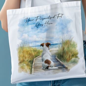 Personalised Jack Russell Dog Beach Walk Collection, 7 of 8
