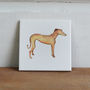 Greyhound Ceramic Coaster, thumbnail 2 of 3