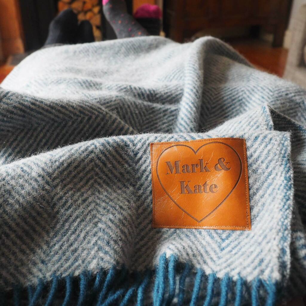 Couples Personalised Throw By Stabo