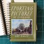 'Sporting Pictures Of England' Upcycled Notebook, thumbnail 1 of 4