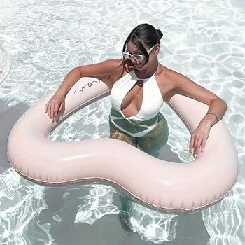 Personalised Pink Heart Pool Float, 2 of 4