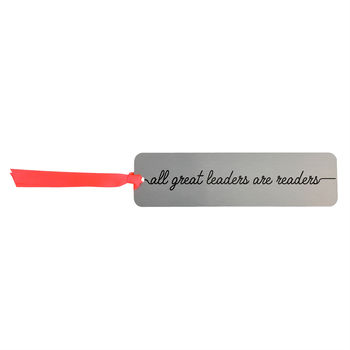 'All Great Leaders Are Readers' Metal Bookmark, 5 of 8