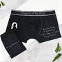 Property Of The Bride, Love Note Wedding Boxers, thumbnail 1 of 5