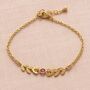 Delicate Gold Or Silver Plated Vine Birthstone Bracelet, thumbnail 2 of 12