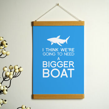 'We're Going To Need A Bigger Boat' Art Print, 7 of 9