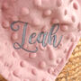 Personalised Dusty Pink Bubble Bunny Comforter, thumbnail 2 of 6