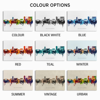 Scunthorpe Skyline Cityscape Art Print, 3 of 12