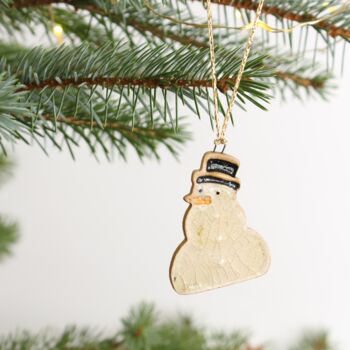 Set Of Three Handmade Ceramic Christmas Decorations, 5 of 7