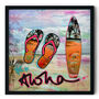Aloha Surfboard Print, thumbnail 5 of 5