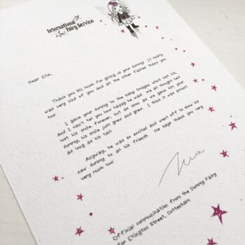 Personalised Letters From The Dummy Fairy, 5 of 9