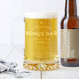 'Worlds Greatest Bonus Dad' Personalised Beer Tankard Father's Day Gift, thumbnail 2 of 4