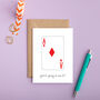 'Going To Ace It' Greeting Card, thumbnail 1 of 2