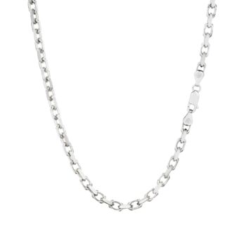 Mens 925 Sterling Silver Rolo Chain Necklace, 9 of 12