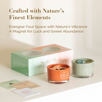 Luxury Scented, Crystal Infused Candle Gift Set, 9 of 12