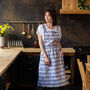 Crossback Pinafore Apron | Studio And Café Workwear, thumbnail 1 of 12