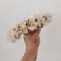 India Bridal Dried Flower Crown Wedding Headband, thumbnail 4 of 4