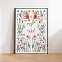 Chappell Roan 'Good Luck, Babe!' Floral Pop Lyric Art Print, thumbnail 5 of 7